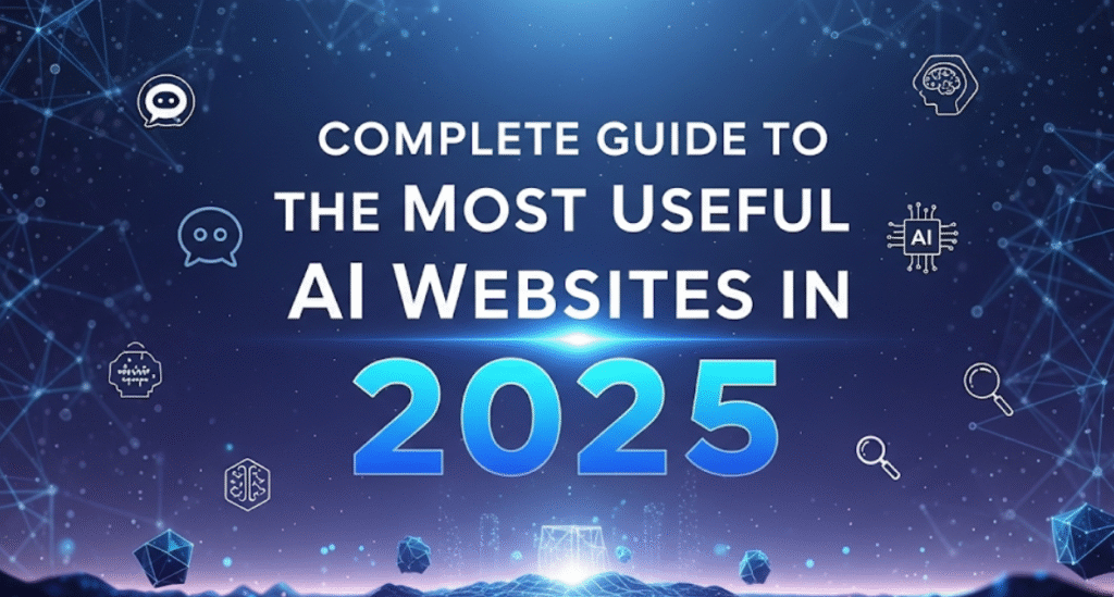 Complete Guide to the Most Useful AI Websites in 2025